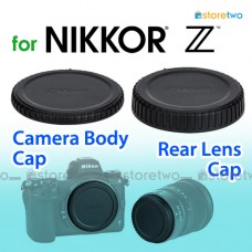 JJC Nikon Z Mount 相機機身蓋 鏡頭後蓋 Body Cap Rear Lens Cap Cover Z7 Z6 BF-N1 LF-N1