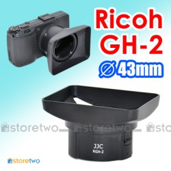 Ricoh GH-2 - JJC 遮光罩轉接筒 GR DIgital IV III 可配 43mm 濾鏡 GW-2 0.75x 必備 Lens Hood Adapter