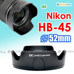 Nikon HB-45 - JJC 蓮花型遮光罩 AF-S DX NIKKOR 18-55mm f/3.5-5.6G VR 鏡頭 52mm D5000 D5100 Kit Lens Hood