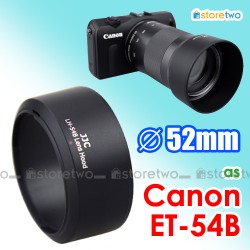 Canon ET-54B - JJC 遮光罩 EF-M 55-200mm f/4.5-6.3 IS STM 鏡頭 52mm Lens Hood