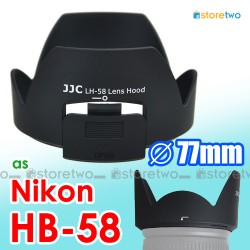 Nikon HB-58 - JJC 蓮花型遮光罩 AF-S DX NIKKOR 18-300mm f/3.5-5.6G ED VR 鏡頭 77mm Lens Hood