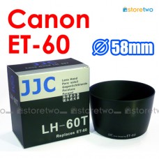 Canon ET-60 - JJC 遮光罩 EF-S 55-250 f/4-5.6 IS II EF 75-300 f/4-5.6 III USM 90-300mm 鏡頭 58mm Lens Hood