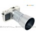 Olympus LH-61D 銀色 - JJC 遮光罩 Zuiko Digital ED 40-150mm f/4-5.6 R 鏡頭 58mm E-P3 EP3 Lens Hood