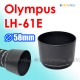 Olympus LH-61E - JJC 遮光罩 Zuiko Digital ED 70-300mm f/4-5.6 M.Zuiko 75-300mm f/4.8-6.7 II 鏡頭 58mm Lens Hood