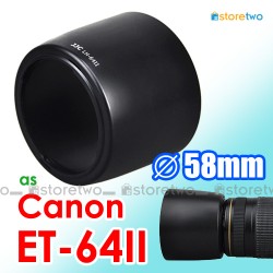Canon ET-64II - JJC 遮光罩 EF 75-300mm f/4.0-5.6 IS USM 鏡頭 58mm Lens Hood