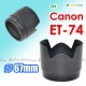 Canon ET-74 蓮花型 - JJC 遮光罩 70-200mm f/4L IS USM 小小白 SSW 鏡頭 67mm Lens Hood