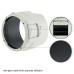 Canon ET-78B 白色 - JJC 遮光罩 70-200mm f/4L IS II USM 鏡頭 72mm Lens Hood