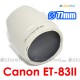 Canon ET-83II 白色 - JJC 遮光罩 70-200mm f/2.8L USM non-IS 小白 鏡頭 77mm Lens Hood
