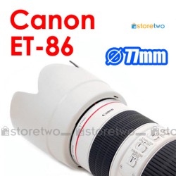 Canon ET-86 白色 - JJC 遮光罩 70-200mm f/2.8L IS USM 小白IS 鏡頭 77mm Lens Hood
