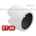 Canon ET-86 白色 - JJC 遮光罩 70-200mm f/2.8L IS USM 小白IS 鏡頭 77mm Lens Hood