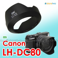 Canon LH-DC80 - JJC 蓮花型遮光罩 PowerShot G1 X II G1X Mk II Full HD DC Lens Hood