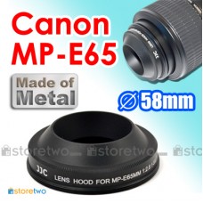 Canon MP-E65 - JJC 金屬遮光罩 MP-E 65mm f/2.8 1-5X Macro 微距鏡頭 58mm Lens Hood