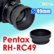 Pentax RH-RC49 - JJC 遮光罩 smc DA 50mm f/2.4AL FA 50mm f/1.4 f/1.7 A 50mm f/2 F 50mm 鏡頭 49mm Lens Hood