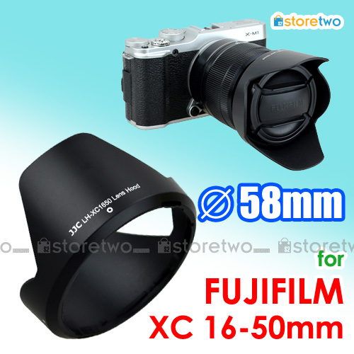 FUJIFILM LH-XC1650 JJC 遮光罩 FUJINON XC 16-50mm f/3.5-5.6 OIS Lens Hood