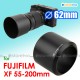 JJC 遮光罩 FUJIFILM FUJINON XF 55-200mm f/3.5-4.8 R LM OIS 鏡頭 62mm Lens Hood