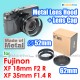 Kiwifotos 金屬遮光罩 FUJIFILM FUJINON Lens XF 18mmF2 R 35mmF1.4 R Lens Hood 連 62mm 鏡頭前蓋