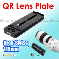 Kiwifotos 115mm 長鏡頭快拆板 Arca-Swiss Type Quick Release Lens Plate