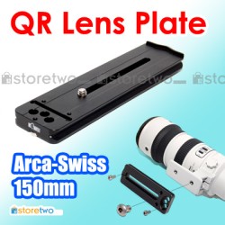 Kiwifotos 150mm 長鏡頭快拆板 Arca-Swiss Type Quick Release Lens Plate