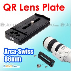 Kiwifotos 86mm 長鏡頭快拆板 Arca-Swiss Type Quick Release Lens Plate