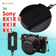 Sony RX1R II RX1R RX1 鏡頭蓋貼連繫繩 黑色Nappa皮革 日本DAITAC膠貼 JJC Lens Cap Keeper