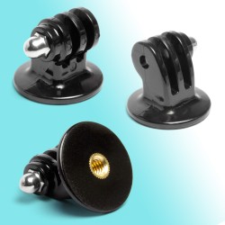 GoPro 三腳架座 Hero 4 3+ 3 2 1 HD 山狗3代 SJ4000 WIFI 自拍桿 單腳架 Tripod Mount Adapter JJC