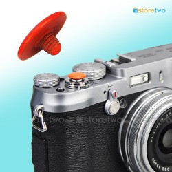橙色相機快門按鈕 銅制凸面 10mm Shutter Release Button