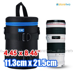 JJC DLP-5II 113x215mm 防水鏡頭保護袋 (送肩帶) 防水防撞防刮花  雙拉鍊 掛鎖環 可掛腰帶或肩帶