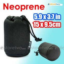 JJC Neoprene 潛水物料鏡頭保護袋 防水防撞防刮花 適合28-85Macro變焦鏡 15x9cm (M)