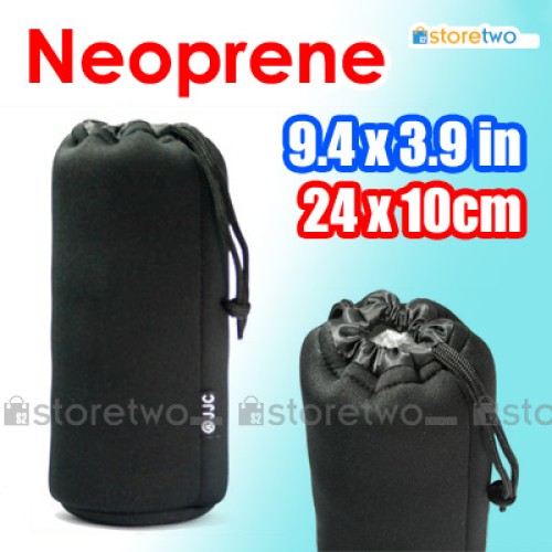 JJC Neoprene 潛水物料鏡頭保護袋 防水防撞防刮花 適合100-300mm變焦 24x10cm (XL)
