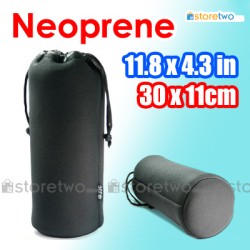 JJC Neoprene 潛水物料鏡頭保護袋 防水防撞防刮花 適合200 300mm長鏡 30x11cm (XXL)