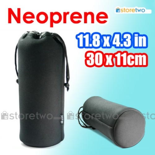 JJC Neoprene 潛水物料鏡頭保護袋 防水防撞防刮花 適合200 300mm長鏡 30x11cm (XXL)