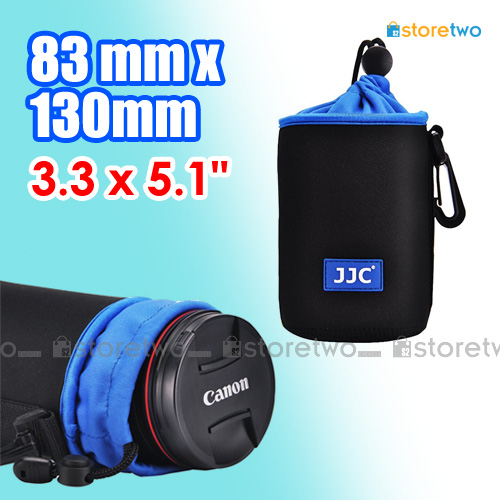 JJC NLP-13 83x130mm Neoprene 潛水物料防水鏡頭保護袋 防水防撞防刮花  掛鎖環 束繩 可掛腰帶