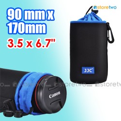JJC NLP-17 90x170mm Neoprene 潛水物料防水鏡頭保護袋 防水防撞防刮花  掛鎖環 束繩 可掛腰帶
