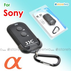 JJC Sony 紅外線無線遙控相機快門 A550 A99 A57 A33 NEX-5 NEX-5N NEX-7 wireless infrared remote 附爬山扣底托