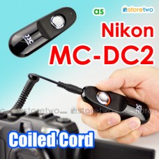 Nikon MC-DC2 - JJC 電子快門線 Z7 Z6 Df D610 D7500 D7200 D5600 D5300 D5200 D3300 D750 D90 P7800 P1000 Remote Wire Shutter Cord Coiled 彈簧線 90cm
