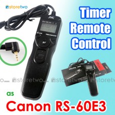 Canon RS-60E3 - JYC 定時快門線 G1 X 60D 600D 550D 500D G15 G12 G11 S110 Pentax K-30 K-7 Samsung NX100 G1X TImer Remote Wire Shutter Cord