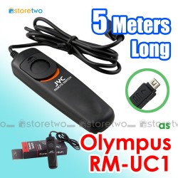 Olympus RM-UC1 - 副廠JJC電子快門線 5米 PEN-F OM-D E-M10 E-M1 E-M5 XZ-2 XZ-1 XZ1 E-PM2 E-PL8 E-PL7 E-PL5 E-P5 E-P3 E-PL6 E-P2 E-P1 E-520 EP1 EP2 EP3 Remote Shutter Cord