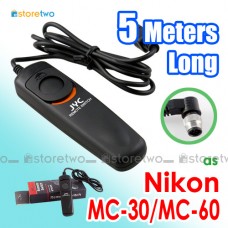Nikon MC-36 / MC-30 - JYC電子快門線 5米 D800 D500 D5 D4 D300S D2H D3S D3 等等 Remote Shutter Cord 5 Meters Long