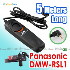 Panasonic DMW-RS1 DMW-RSL1 Leica CR-D1 - 副廠JJC電子快門線 5米 GX7 GX1 GF1 GH5 GH4 GH2 G5 G3 G2 G85 FZ2500 FZ200 FZ150 FZ70 FZ60 Remote Shutter Cord