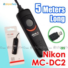 Nikon MC-DC2 - Viltrox電子快門線 5米 Df D610 D7500 D7200 D5600 D5300 D5200 D3300 D750 D90 P7800 Remote Shutter Cord 5 Meters Long